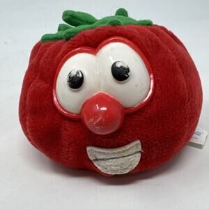 Veggie Tales Bob Tomato Bean Bag Plush Stuffed Toy Big Ideas 1998 Lyrick
